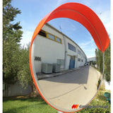 Καθρέφτης Ασφαλείας - Ελέγχου Πολυκαρβονικός Ενισχυμένος Με Γείσο 80cm