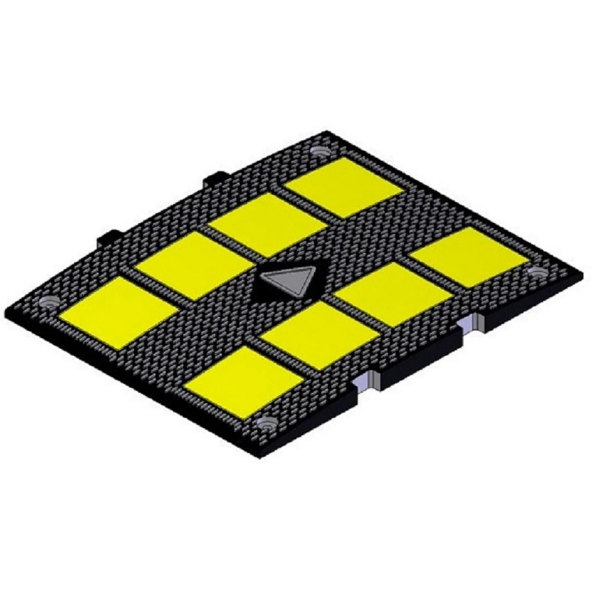 Σαμαράκι Μείωσης Ταχύτητας Πλατύ Χαμηλό Μεσαίο Τμήμα