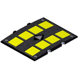 Σαμαράκι Μείωσης Ταχύτητας Πλατύ Χαμηλό Μεσαίο Τμήμα