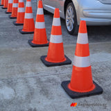 Κώνος Κυκλοφορίας Ελαστικός PVC 70cm