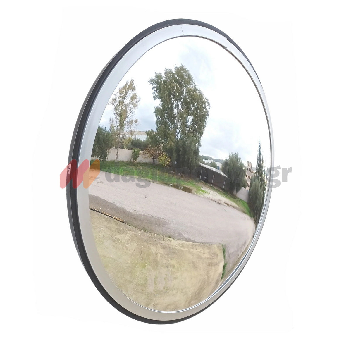 Καθρέφτης Ασφαλείας - Ελέγχου Πολυκαρβονικός Ενισχυμένος Εσωτερικών Χώρων 30cm Μαύρος