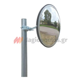 Καθρέφτης Ασφαλείας - Ελέγχου Πολυκαρβονικός Ενισχυμένος Εσωτερικών Χώρων 30cm Μαύρος