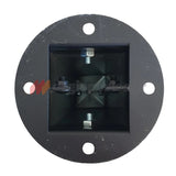 Κολωνάκι Μεταλλικό Τετράγωνο Σταθερό Απαγόρευσης Στάθμευσης & Οριοθέτησης Με Πυραμιδικό Τελείωμα και Κρίκο 52cm Σταθερό