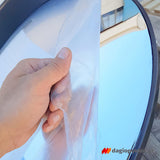 Καθρέφτης Ασφαλείας - Ελέγχου Πολυκαρβονικός Με Γείσο 60cm Μαύρος