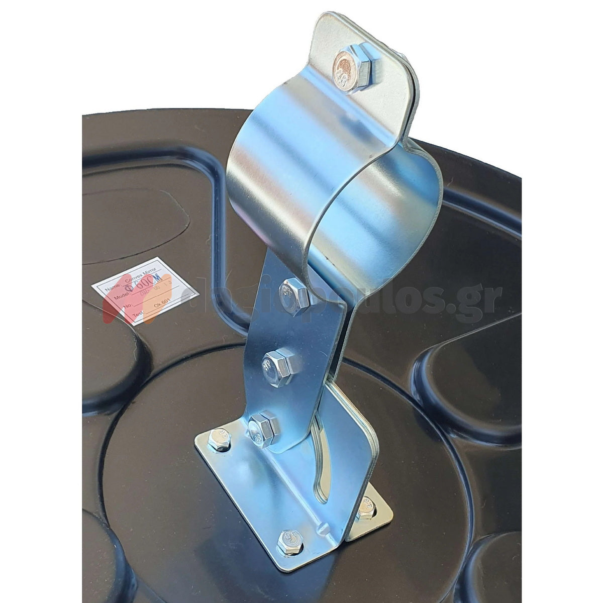 Καθρέφτης Ασφαλείας - Ελέγχου Πολυκαρβονικός Με Γείσο 60cm Μαύρος