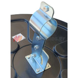 Καθρέφτης Ασφαλείας - Ελέγχου Πολυκαρβονικός Με Γείσο 60cm Μαύρος