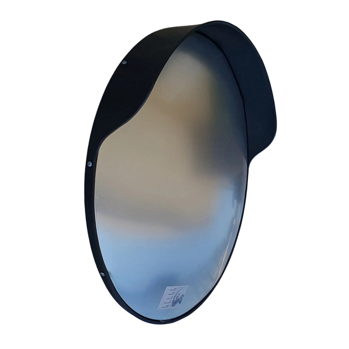 Καθρέφτης Ασφαλείας - Ελέγχου Πολυκαρβονικός Με Γείσο 60cm Μαύρος