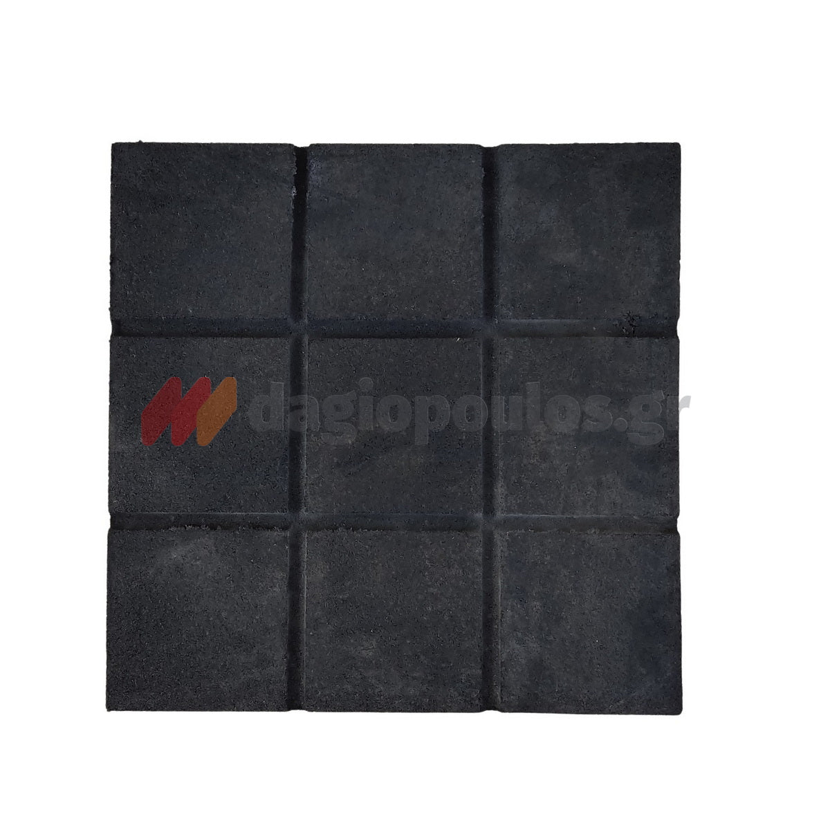 Ελαστικό Πλακάκι 50cm x 50cm x 4cm Πράσινο
