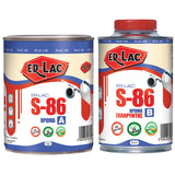 ErLac S86 Εποξειδικό Χρώμα Πολυουρεθάνης 2 Συστατικών Εξωτερικής & Εσωτερικής Χρήσης ΛΕΥΚΟ ΜΑΤ