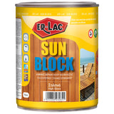 Erlac Sun Block Βερνίκι Θαλάσσης Διαλύτου Για Ξύλα Διαφανές Γυαλιστερό 750ml