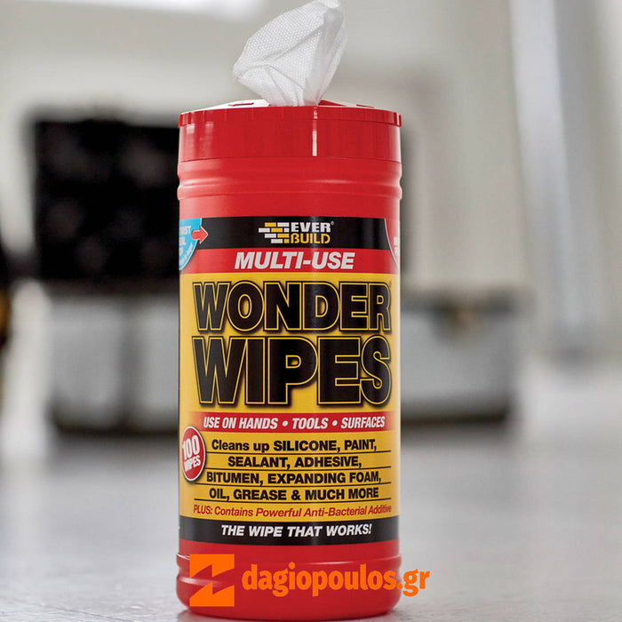 Everbuild Wonder Wipes Multi Use Μαντηλάκια Καθαρισμού | dagiopoulos.gr