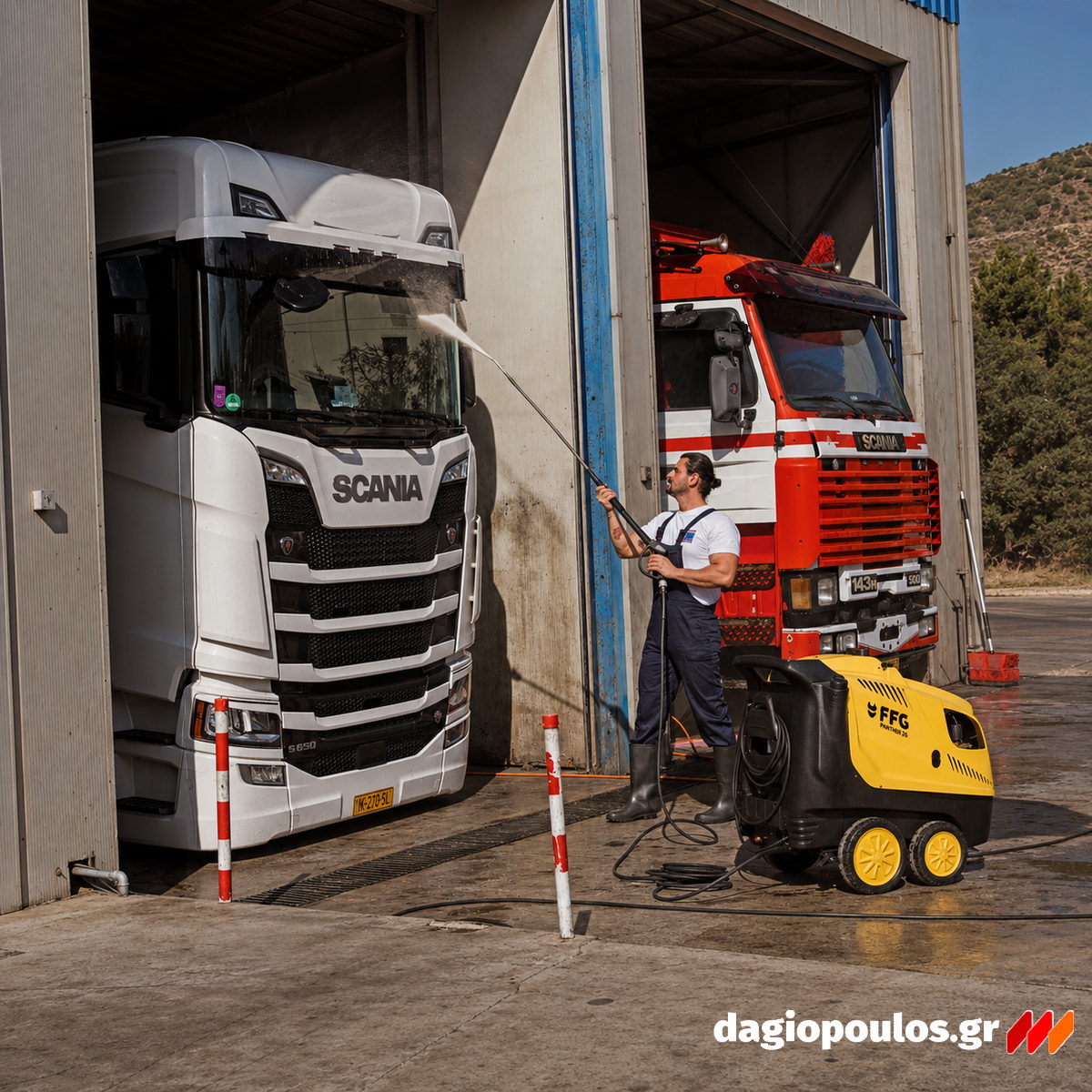 FFG PWH 200 PRO 46428 Πλυστικό Υψηλής Πίεσης Ζεστού Νερού 200Bar 1300Ltr/hr