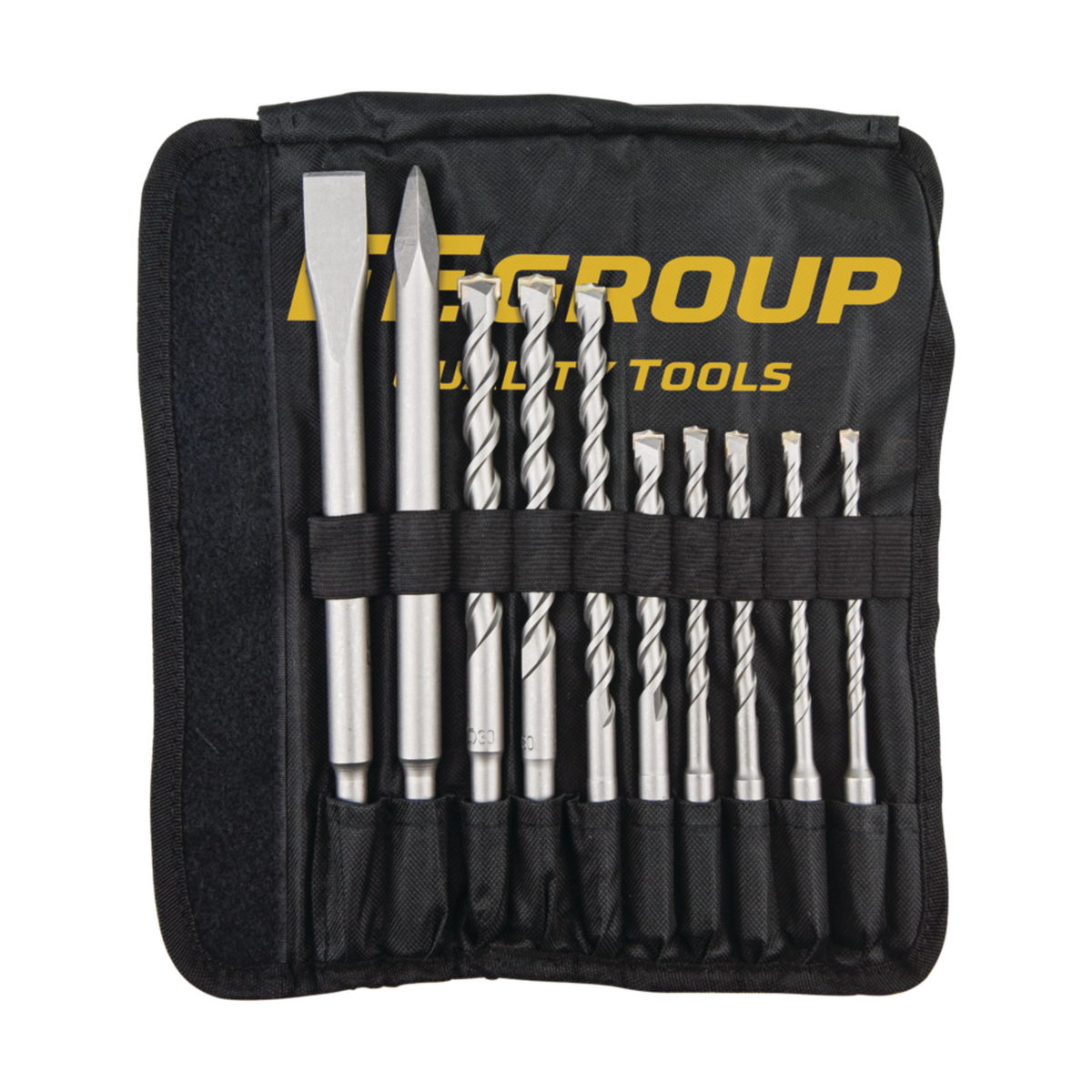 FF Group 43409 SDS Plus Συλλογή Τρυπάνια Βελόνι & Καλέμι Σετ 10 Τεμ