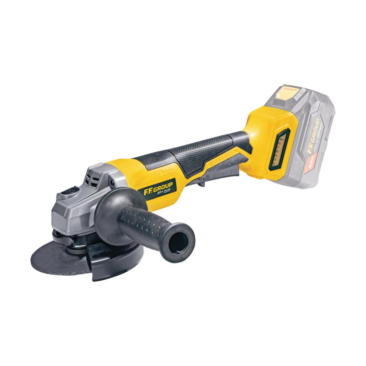 FF Group CAG/125-BL 20V PLUS 47874 Brushless Γωνιακός Τροχός Μπαταρίας 125mm SOLO