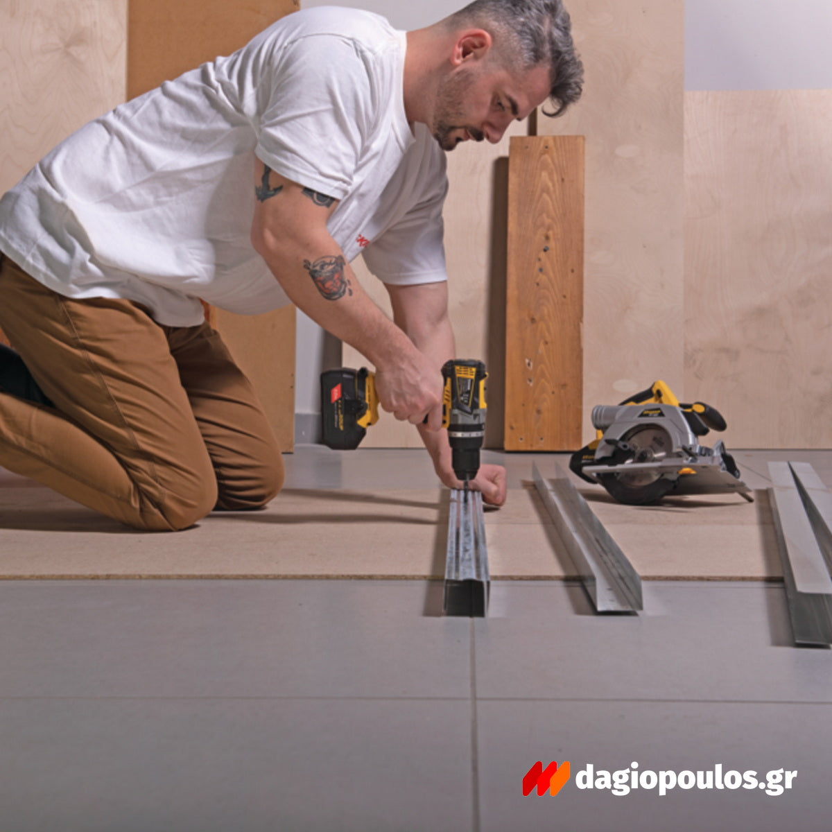 FF Group CHD/60-BL 20V PRO 46670 Brushless Κρουστικό Δραπανοκατσάβιδο Μπαταρίας Με Μπαταρία 2.0Ah - Βαλίτσα