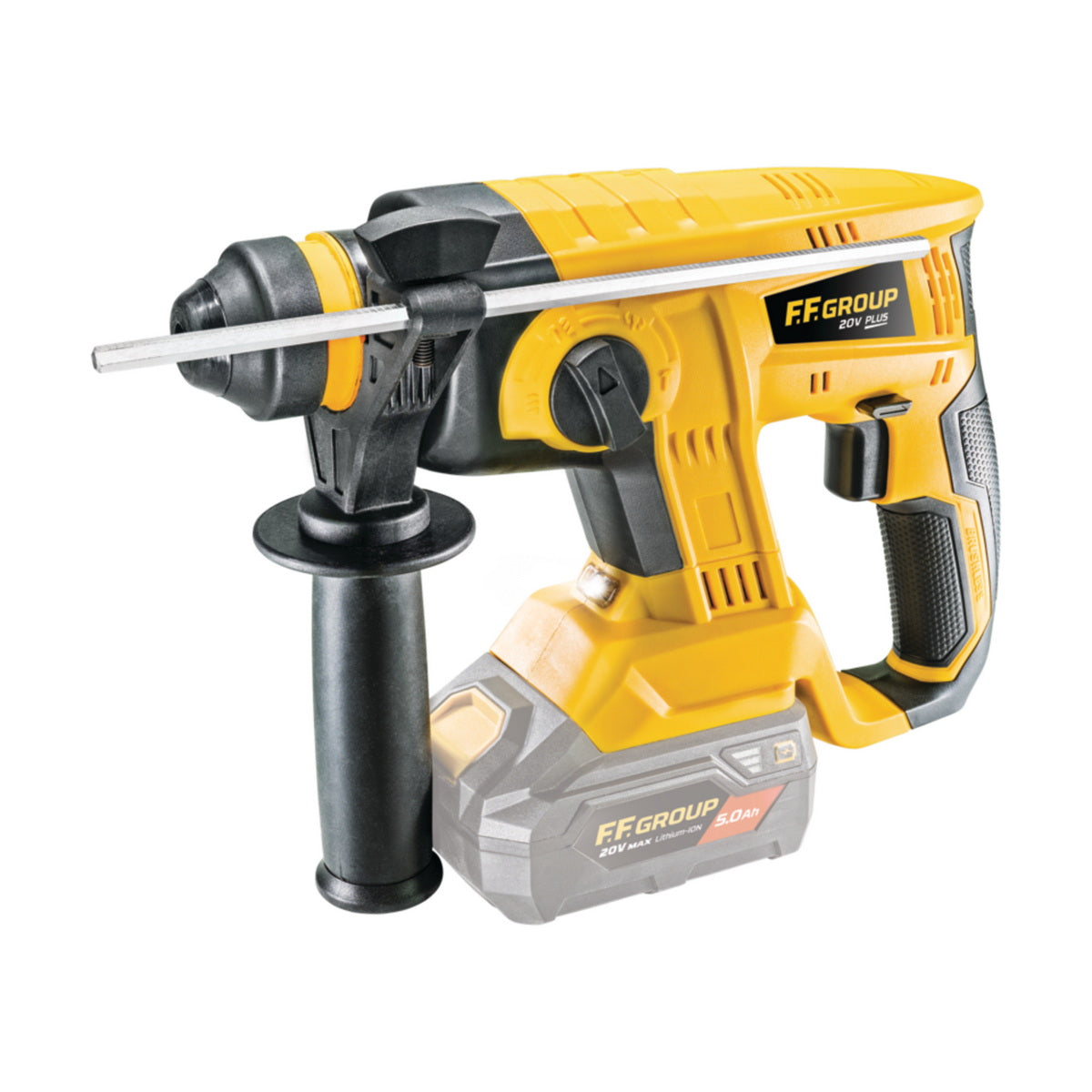 FF Group CRH/2-20-BL 20V PLUS 43203 SDS Plus Brushless Περιστροφικό Σκαπτικό Πιστολέτο Μπαταρίας 20V Li-Ion SOLO