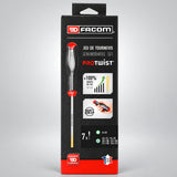 Facom ATXR.J7PB Σετ Κατσαβίδια Χειρός Torx / Resistorx 7 Τεμαχίων — γκρι φόντο στούντιο