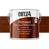 einzA Novasol Holz- und Wetterschutz Lasur Walnuss Βερνίκι - Λάδι Gel Εμποτισμού Ξύλoυ ΚΑΡΥΔΙΑ ΑΝΟΙΚΤΗ