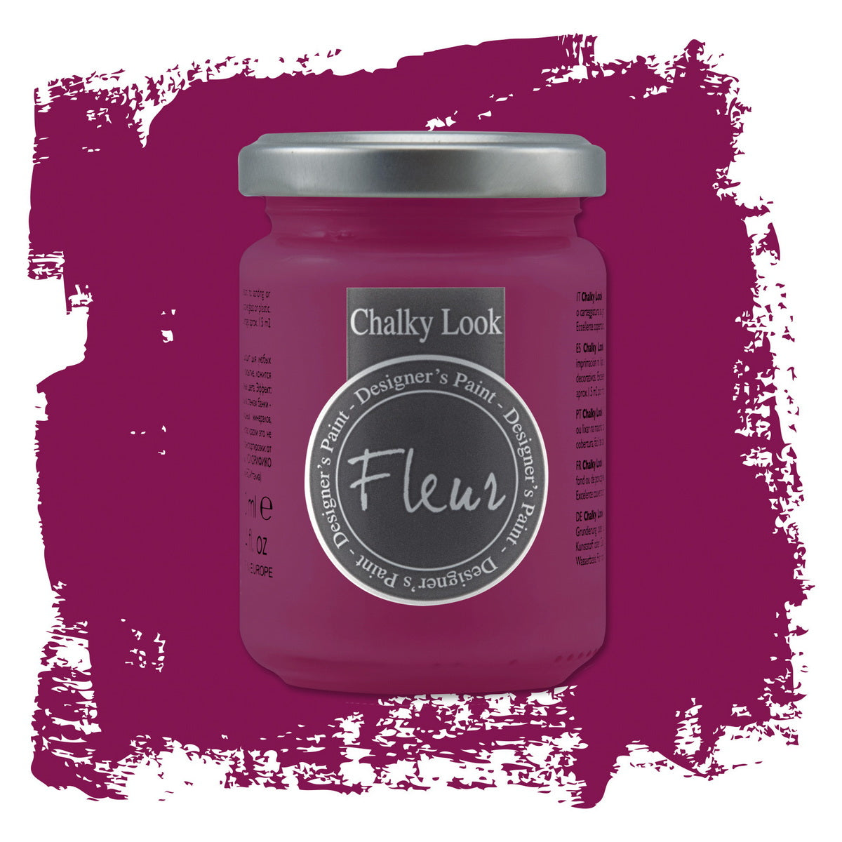 Fleur Chalky Look Άοσμο Οικολογικό Χρώμα Κιμωλίας F28 Primary Magenta