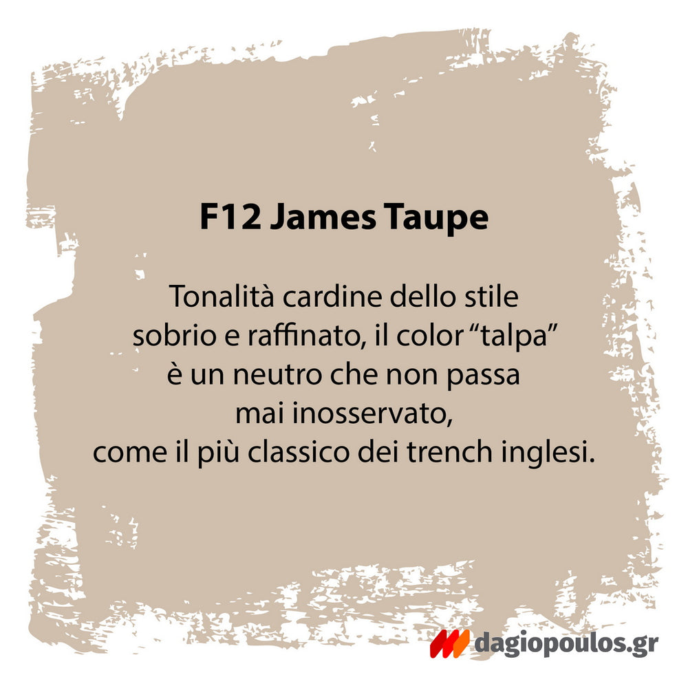 Fleur Chalky Look Άοσμο Οικολογικό Χρώμα Κιμωλίας F12 James Taupe