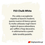 Fleur Chalky Look Άοσμο Οικολογικό Χρώμα Κιμωλίας F03 Chalk White