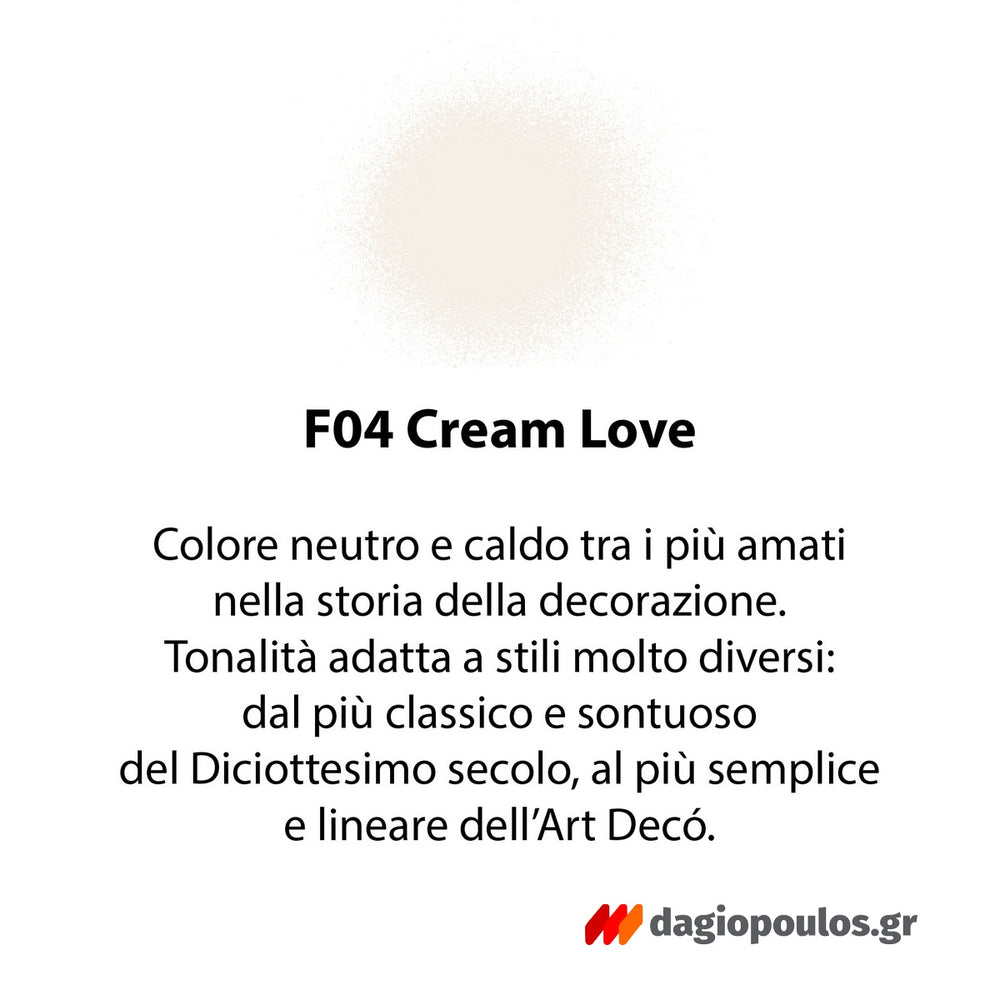 Fleur Spray Chalky Look Σπρέι Κιμωλίας Άοσμο Νερού Ματ F04 Cream Love