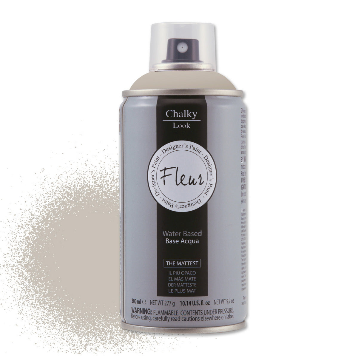 Fleur Chalky Look Spray Σπρέι Κιμωλίας Άοσμο Νερού Ματ F11 Greige