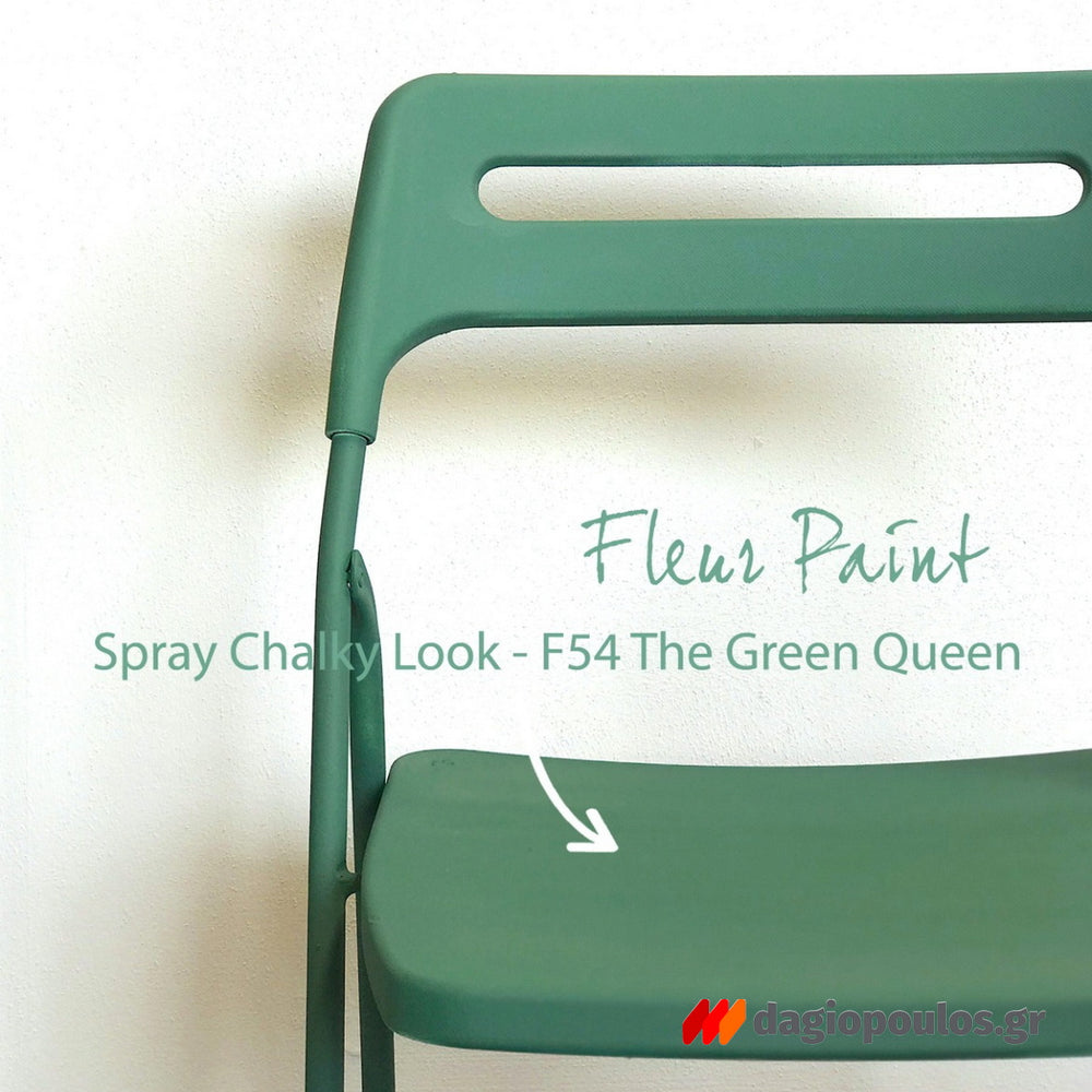 Fleur Chalky Look Spray Σπρέι Κιμωλίας Άοσμο Νερού Ματ F54 The Green Queen