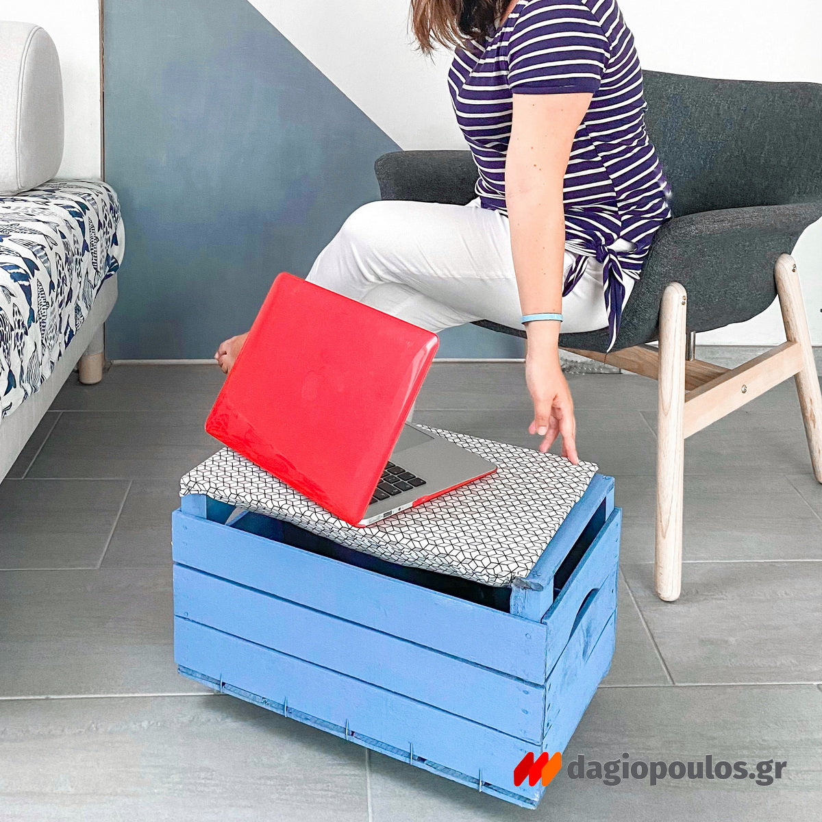 Fleur Chalky Look Spray Σπρέι Κιμωλίας Άοσμο Νερού Ματ F63 Copenhagen Blue