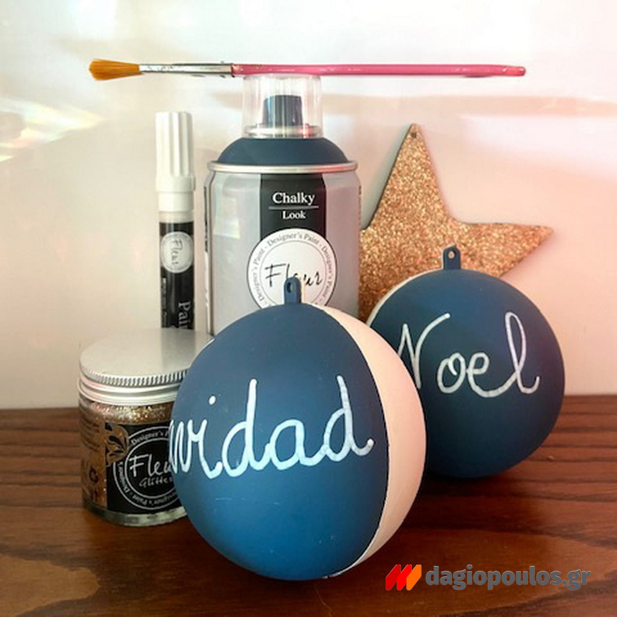 Fleur Chalky Look Spray Σπρέι Κιμωλίας Άοσμο Νερού Ματ F66 Trendsetter Blue