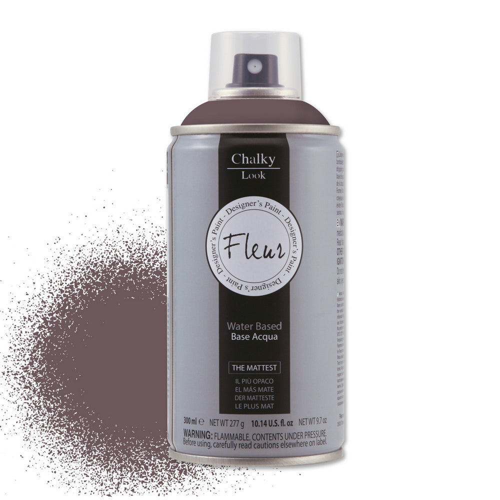 Fleur Chalky Look Spray Σπρέι Κιμωλίας Άοσμο Νερού Ματ F15 Chocolate Blush