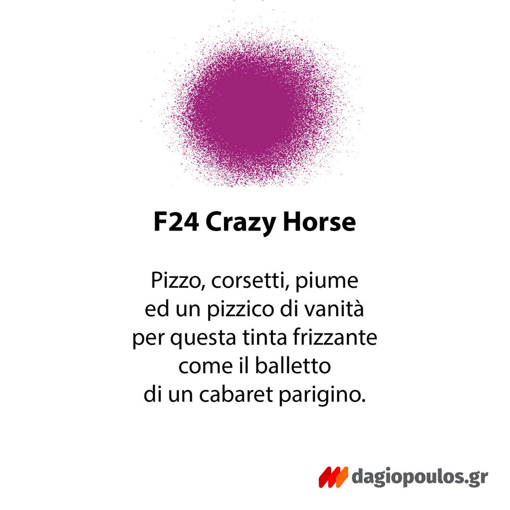 Fleur Chalky Look Spray Σπρέι Κιμωλίας Άοσμο Νερού Ματ F24 Crazy Horse