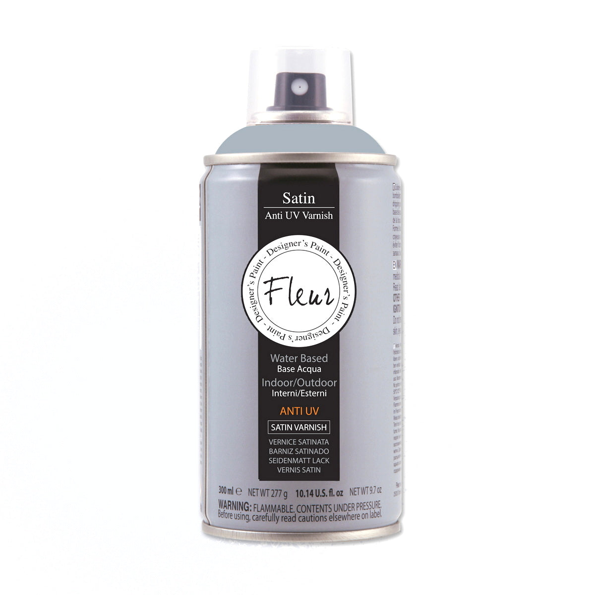 Fleur 63885 Varnish Spray Διαφανές Προστατευτικό Βερνίκι 300ml ΣΑΤΙΝΕ