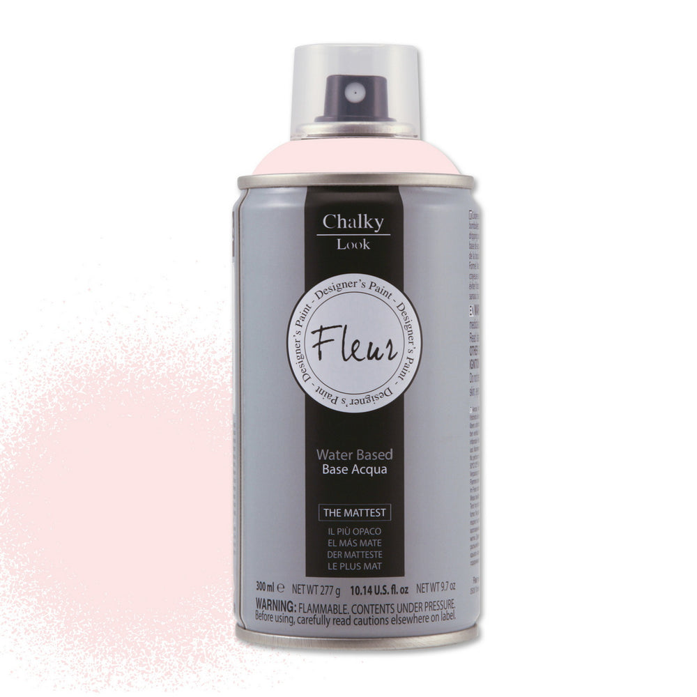 Fleur Spray Chalky Look Σπρέι Κιμωλίας Άοσμο Νερού Ματ F19 Pink Rococo