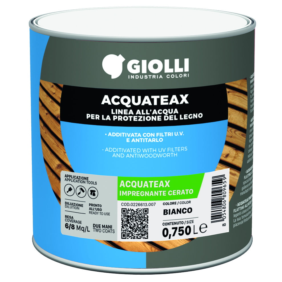 Giolli 264 Acquateax Impregnante Cerato Βερνίκι Εμποτισμού Ξύλου Νερού Με Κερί Ματ ΕΙΔΙΚΕΣ ΑΠΟΧΡΩΣΕΙΣ