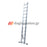 GeHOCK 010295210 Σκάλα Αλουμινίου Επαγγελματική 2 x 10 Σκαλιά Πτυσόμενη Με Τραβέρσα ΔΙΠΛΗ