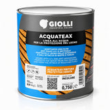 Giolli 136 Acquateax Finitura Protettiva Cerata Διαφανές Βερνίκι Νερού με Βελούδινο Ματ Φινίρισμα & Επιπλέον Αντι-UV Προστασία