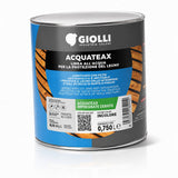 Giolli 264 Acquateax Impregnante Cerata Βερνίκι Εμποτισμού Ξύλου Νερού Με Κερί Ματ ΚΑΡΥΔΙΑ ΜΕΣΑΙΑ (NOCE MEDIO)