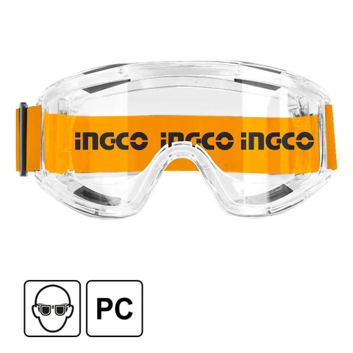 INGCO HSG10 Γυαλιά Εργασίας Με Οπτικό Πεδίο 180° | Dagiopoulos.gr
