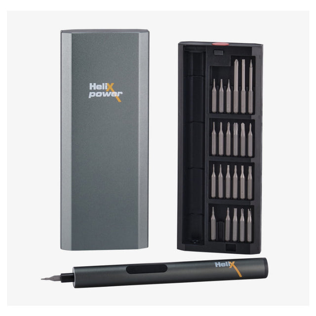 HelixPower Επαναφορτιζόμενο Κατσαβίδι Ακριβείας Mini Μπαταρίας 3.6V Σετ 24 Τεμ
