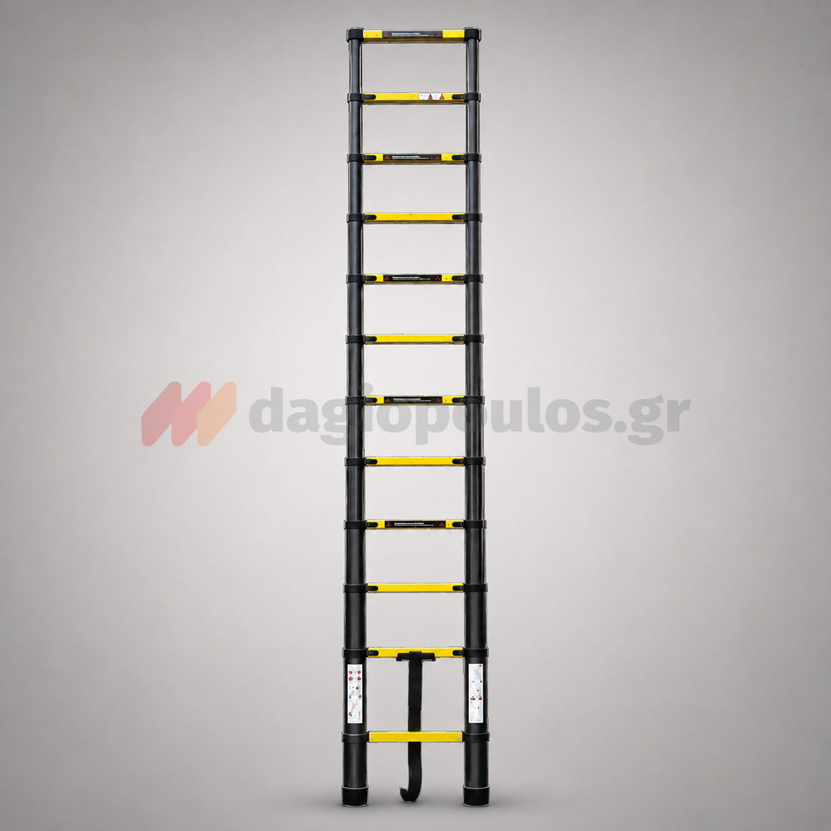 Helix 75831013 Σκάλα Τηλεσκοπική Αλουμινίου 13 Σκαλιά 3.8mtr