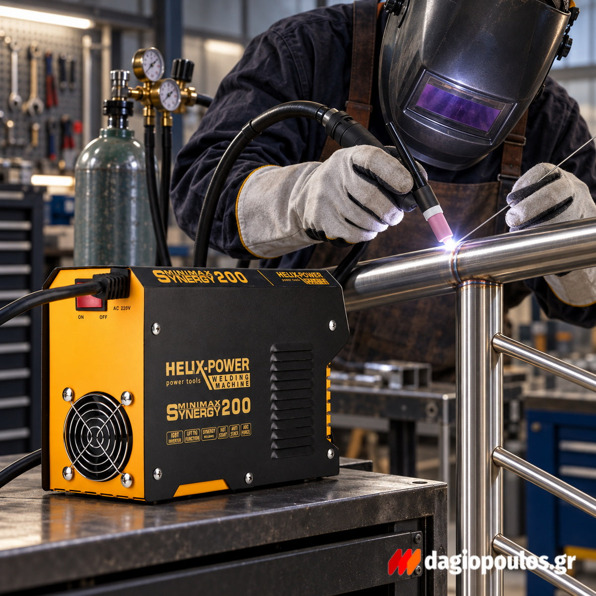 Helix S-Minimax Synergy Ηλεκτροσυγκόλληση LIFT TIG 200A