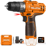 Hojita HJCDSB22E Δραπανοκατσάβιδο Μπαταρίας 12V Li-Ion Με 2 Μπαταρίες 1.5Ah & Βαλίτσα