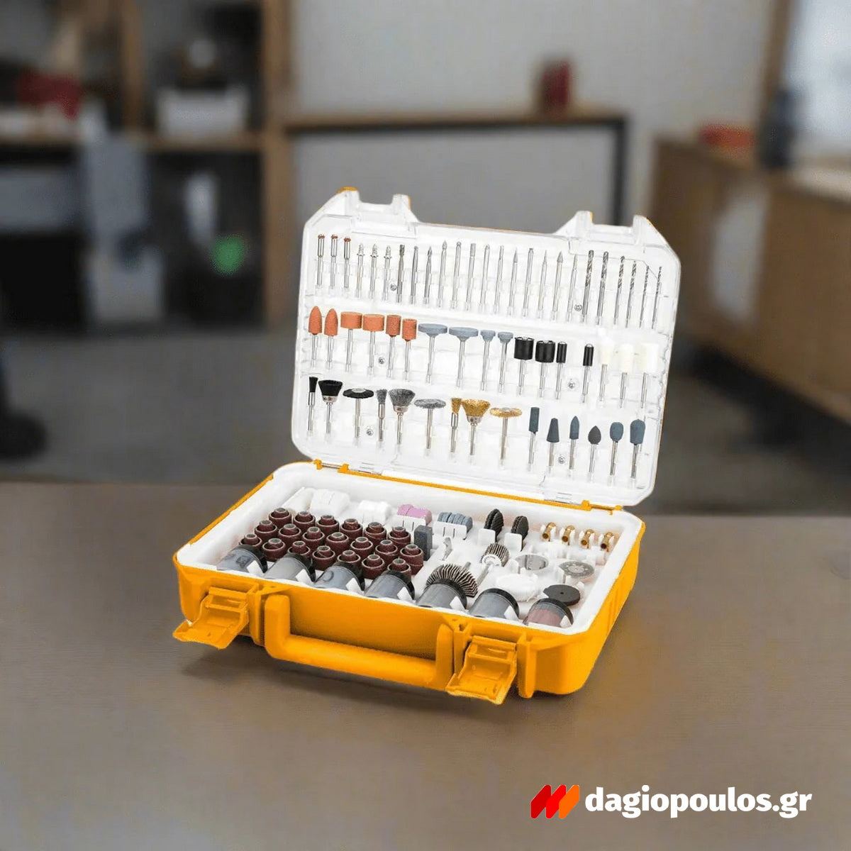 INGCO AKMG4208 Συλλογή Εξαρτήματα Μίνι Δραπάνου & Πολυεργαλείου Σετ 420 Τεμ