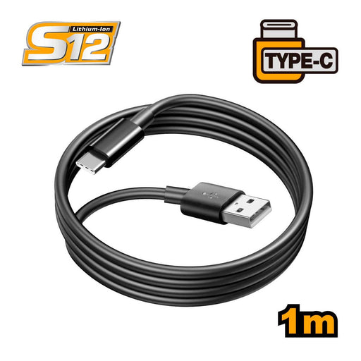 Ingco IUCC01 Καλώδιο Φόρτισης USB-A σε Type-C 1m | Dagiopoulos.gr