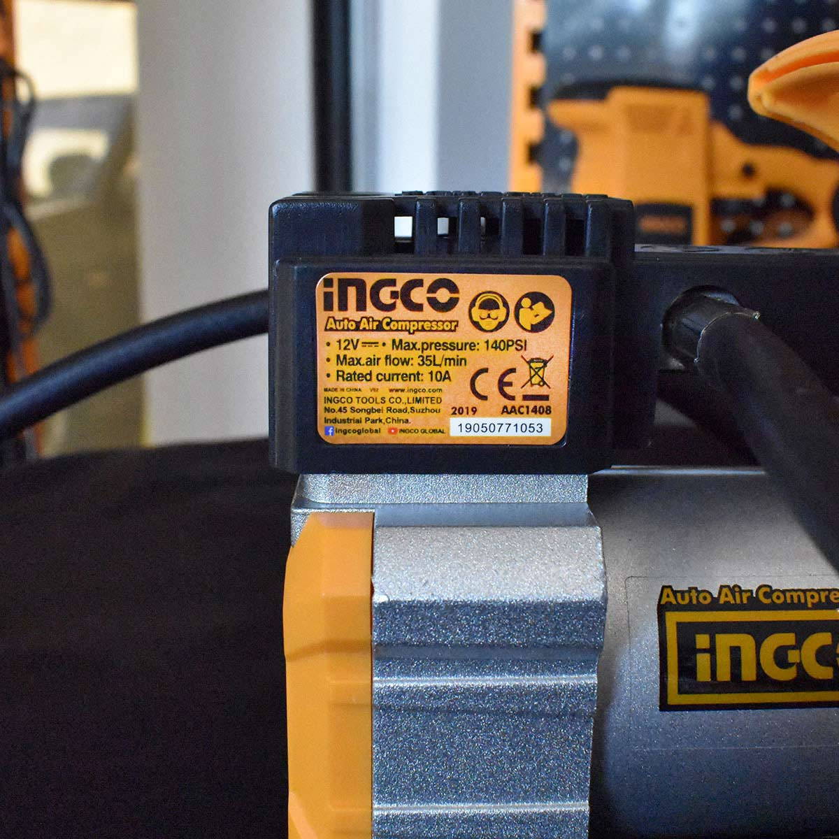 Ingco AAC1408 Αεροσυμπιεστής Αυτοκινήτου 12V