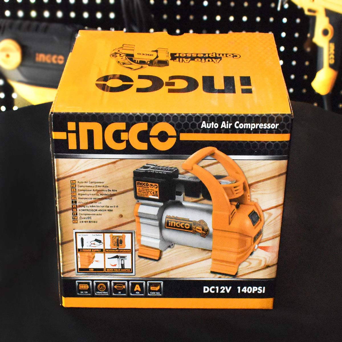 Ingco AAC1408 Αεροσυμπιεστής Αυτοκινήτου 12V