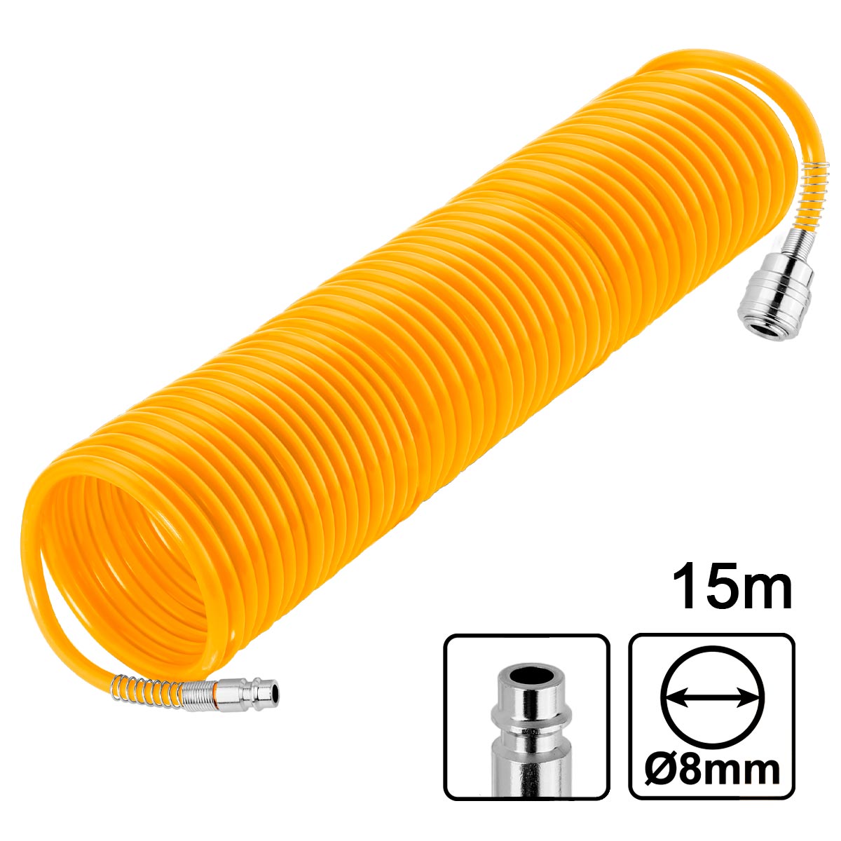 Ingco AH1151 Λάστιχο Αέρος Σπιράλ 15m