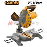 Ingco BMS14007 Ηλεκτρικό Δισκοπρίονο Πάγκου 1400W 210mm