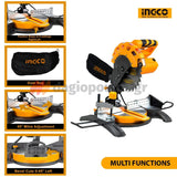Ingco BMS14007 Ηλεκτρικό Δισκοπρίονο Πάγκου 1400W 210mm